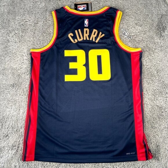 Nike Stephen Curry Golden State Warriors 24/25 City Edition Jersey Size XL Men - Picture 2 of 8